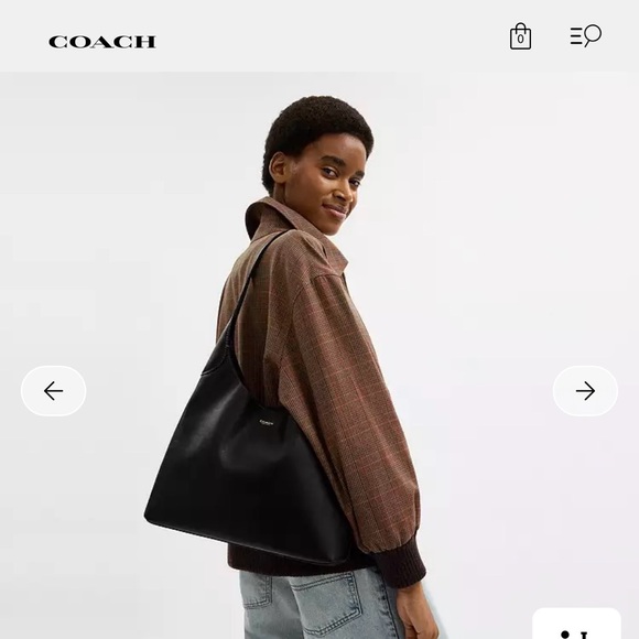 Coach Brooklyn 34 black leather bag - Picture 2 of 8